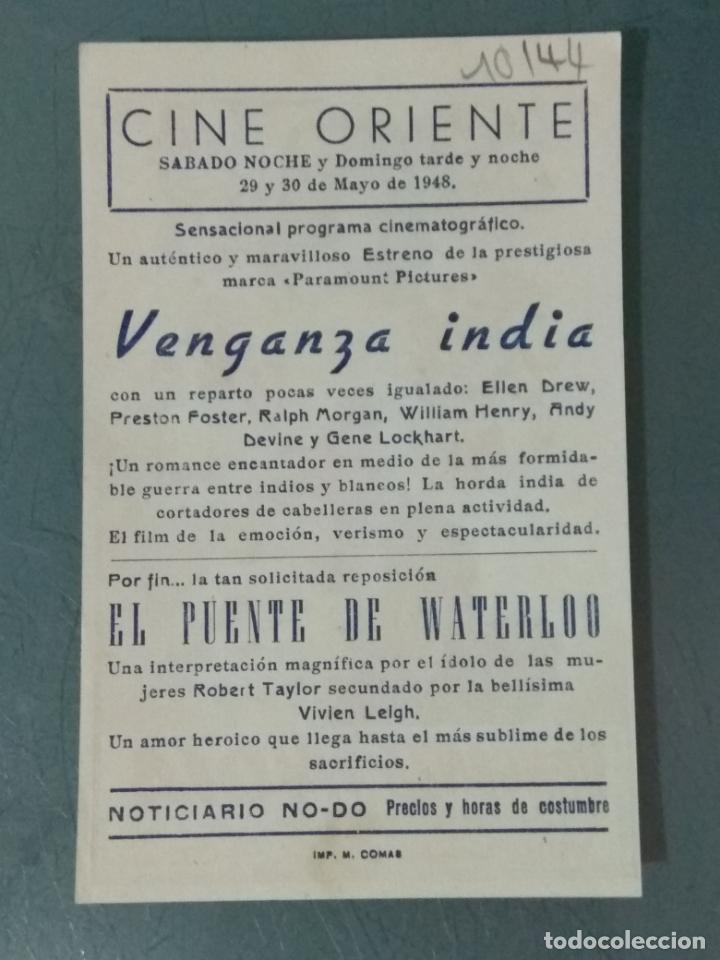 Cine: VENGANZA INDIA - PROGRAMA DE CINE SENCILLO - Foto 2