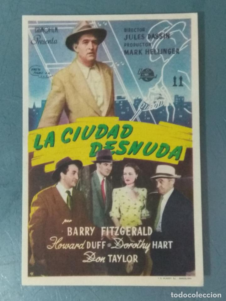 Cine: LA CIUDAD DESNUDA - PROGRAMA DE CINE SENCILLO - Foto 1