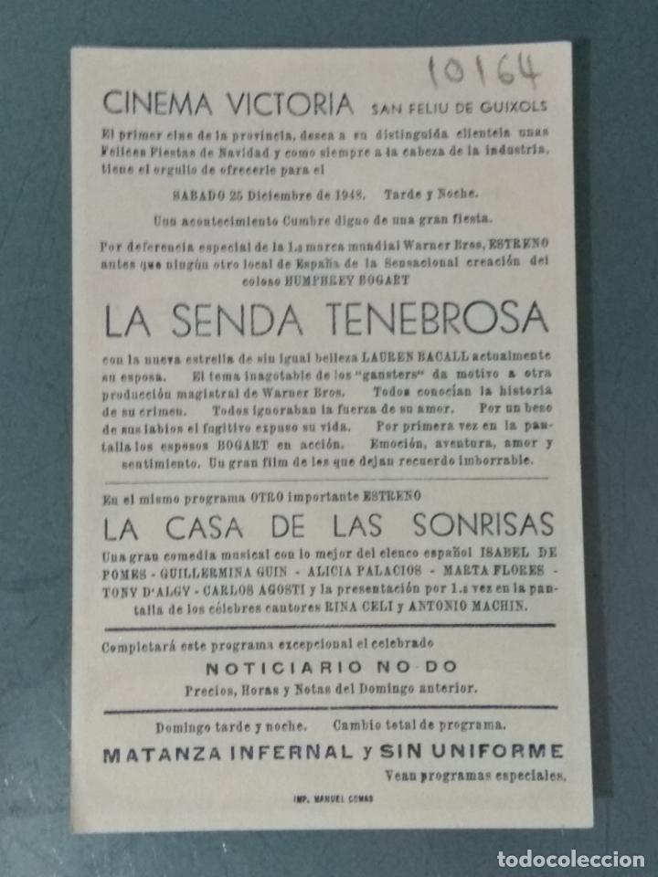 Cine: LA SENDA TENEBROSA - PROGRAMA DE CINE SENCILLO - Foto 2