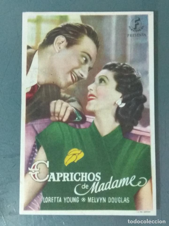Cine: CAPRICHOS DE MADAME - PROGRAMA DE CINE SENCILLO - Foto 1