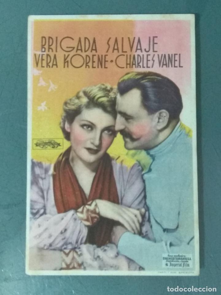 Cine: BRIGADA SALVAJE - PROGRAMA DE CINE SENCILLO - Foto 1