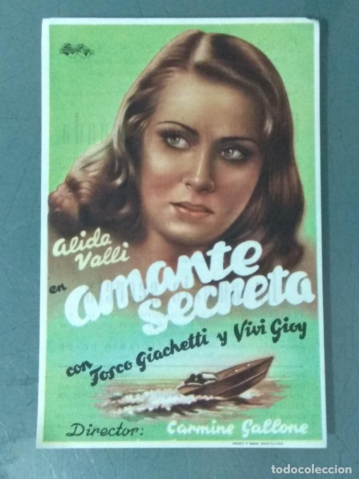 Cine: AMANTE SECRETA - PROGRAMA DE CINE SENCILLO - Foto 1