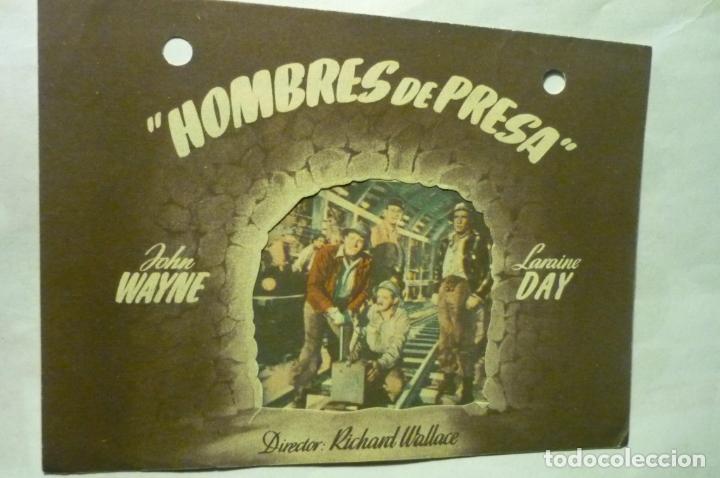 Cine: programa doble hombres de presa-john wayne - - Foto 1