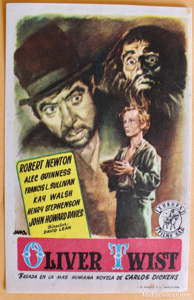 Cine: OLIVER TWIST, con Robert Newton. - Foto 1