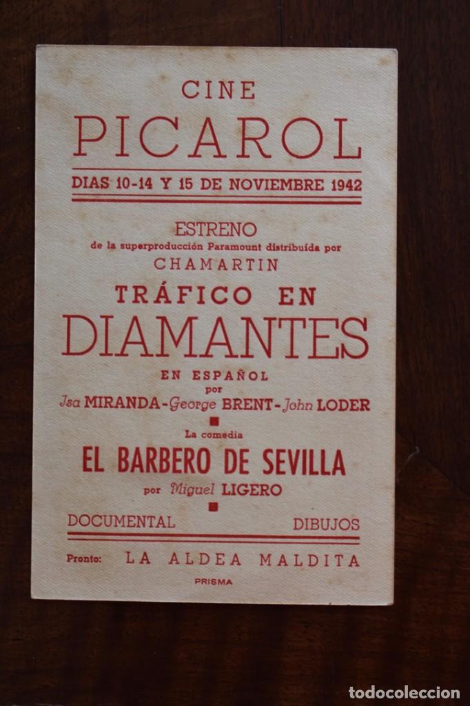 Cine: PROGRAMA DE CINE. TRAFICO EN DIAMANTES. ISA MIRANDA. - Foto 2