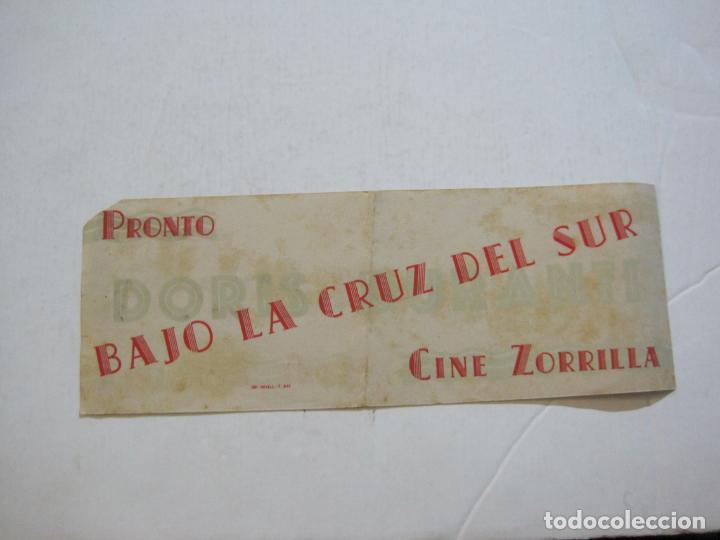Cine: CINE ZORRILLA-BAJO LA CRUZ DEL SUR-PROGRAMA DE CINE ANTIGUO-VER FOTOS-(75.340)