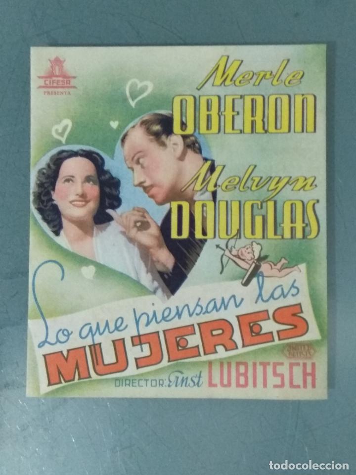 Cine: LO QUE PIENSAN LAS MUJERES - PROGRAMA DE CINE DOBLE - Foto 1