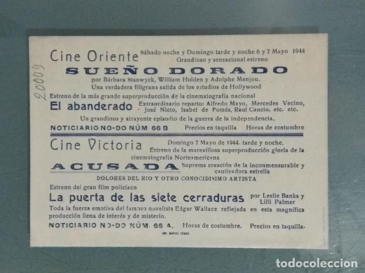 Cine: SUE&Ntilde;O DORADO - PROGRAMA DE CINE DOBLE - Foto 3