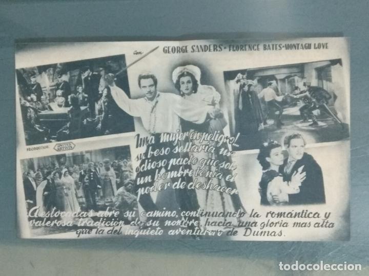 Cine: EL HIJO DE MONTECRISTO - PROGRAMA DE CINE DOBLE - Foto 2