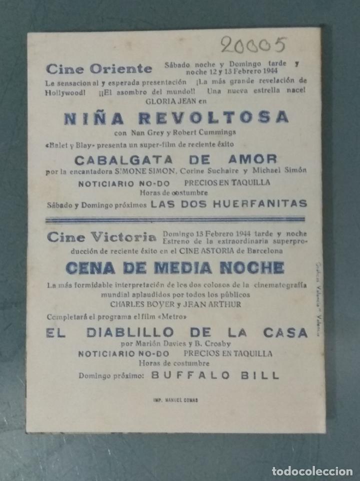 Cine: NI&Ntilde;A REVOLTOSA - PROGRAMA DE CINE DOBLE - Foto 3