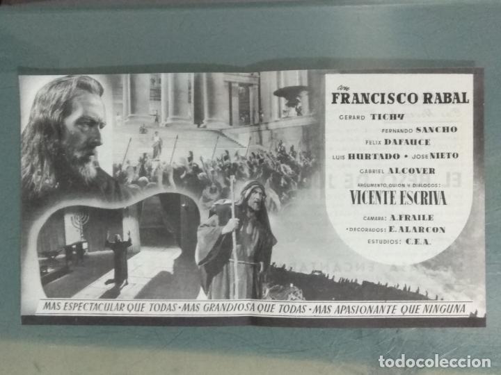 Cine: EL BESO DE JUDAS - PROGRAMA DE CINE DOBLE - Foto 2
