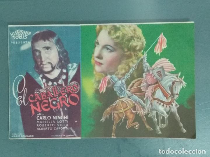 Cine: EL CABALLERO NEGRO - PROGRAMA DE CINE DOBLE - Foto 1