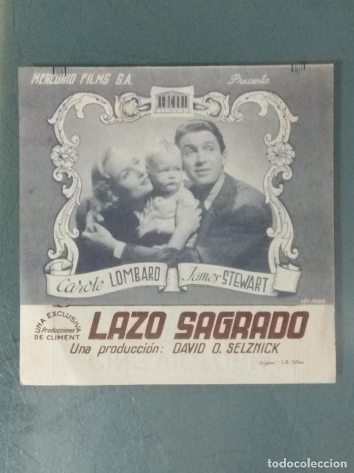 Cine: LAZO SAGRADO - PROGRAMA DE CINE DOBLE - Foto 1