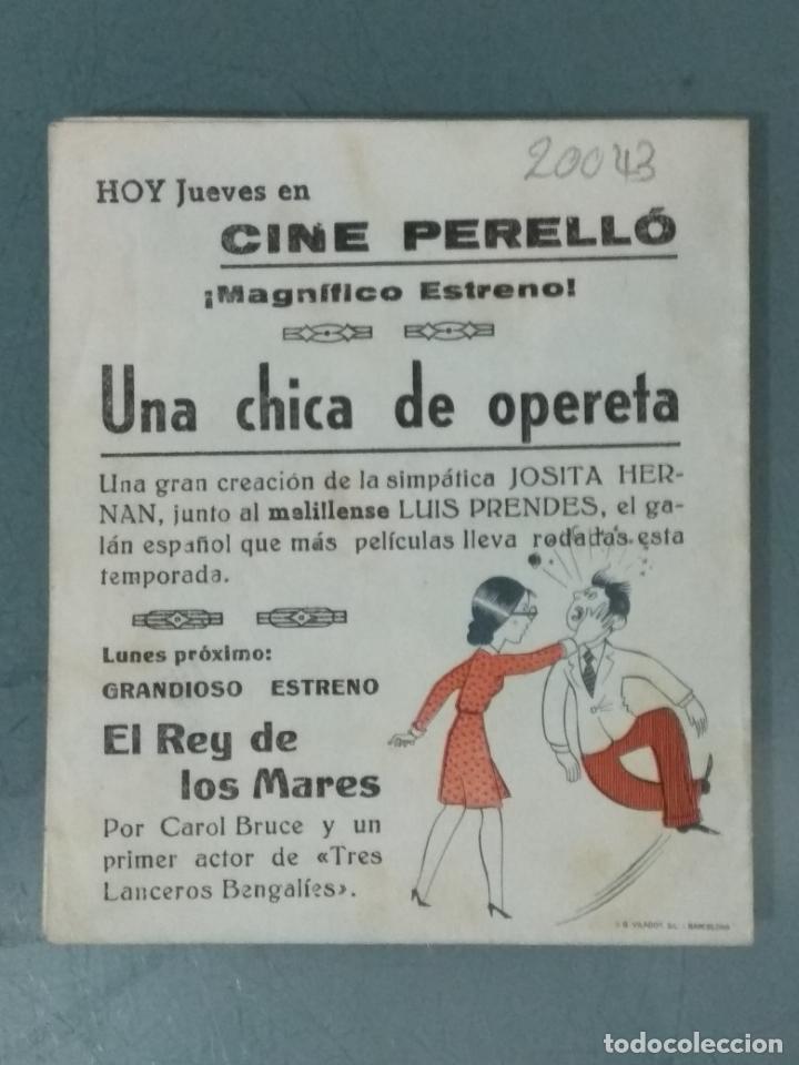 Cine: UNA CHICA DE OPERETA - PROGRAMA DE CINE DOBLE - Foto 3