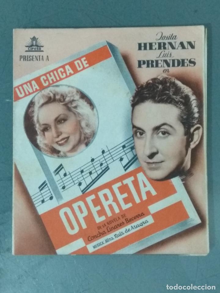 Cine: UNA CHICA DE OPERETA - PROGRAMA DE CINE DOBLE - Foto 1