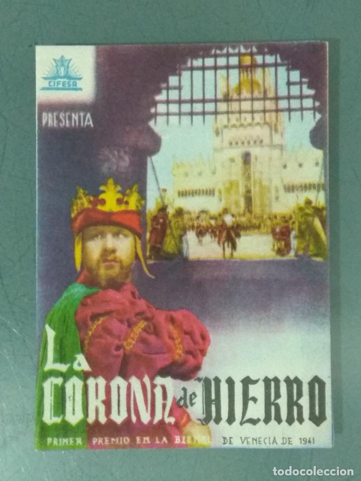 Cine: LA CORONA DE HIERRO - PROGRAMA DE CINE DOBLE - Foto 1