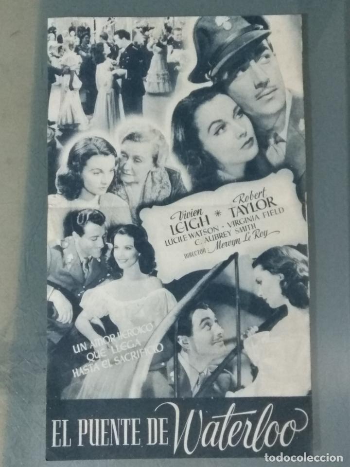 Cine: EL PUENTE DE WATERLOO - PROGRAMA DE CINE DOBLE - Foto 2