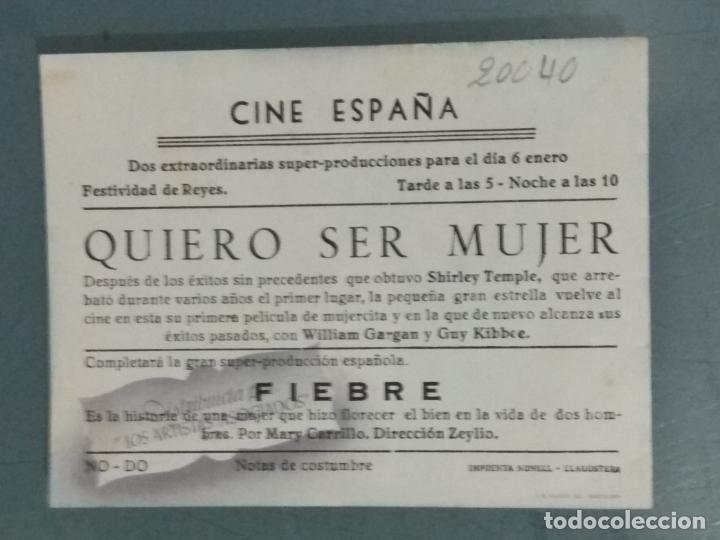 Cine: QUIERO SER MUJER - PROGRAMA DE CINE DOBLE - Foto 3