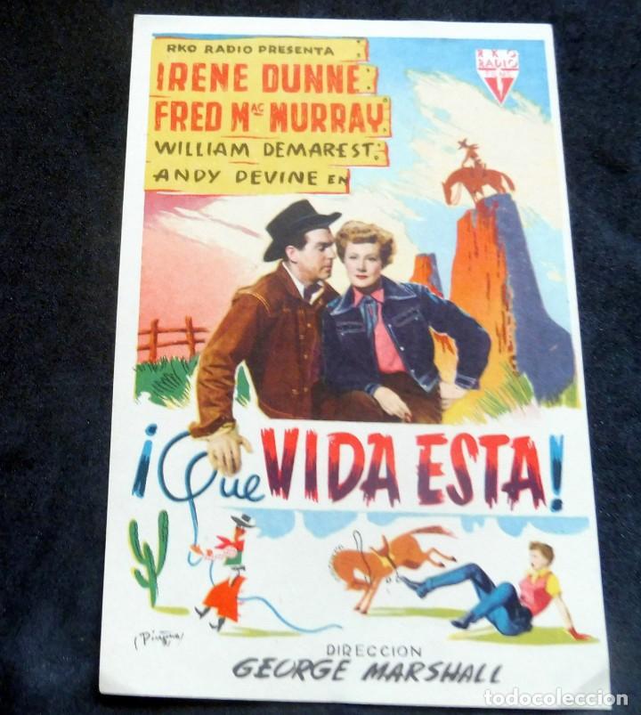 Cine: PROGRAMA DE CINE - QUE VIDA ESTA - S/P - Foto 1