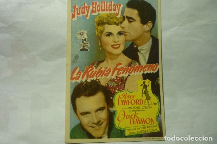 Cine: programa la rubia fenomeno - judy holliday - Foto 1