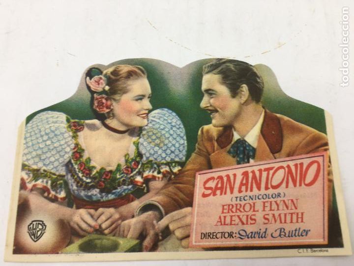 Kino: SAN ANTONIO - FOLLETO DE MANO TROQUELADO CON PUBLICIDAD - REF. FM-200