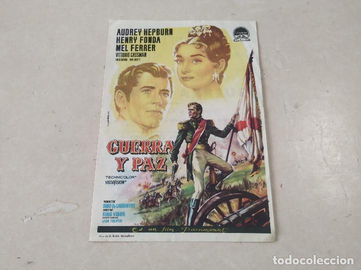 Cine: PROGRAMA GUERRA Y PAZ - Foto 1