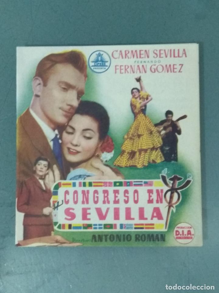 Cine: CONGRESO EN SEVILLA - PROGRAMA DE CINE DOBLE - Foto 1