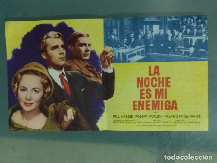 Cine: LA NOCHE ES MI ENEMIGA - PROGRAMA DE CINE DOBLE - Foto 2