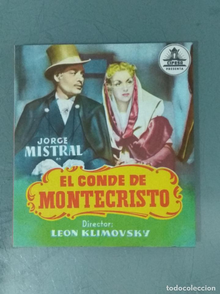 Cine: EL CONDE DE MONTECRISTO - PROGRAMA DE CINE DOBLE - Foto 1