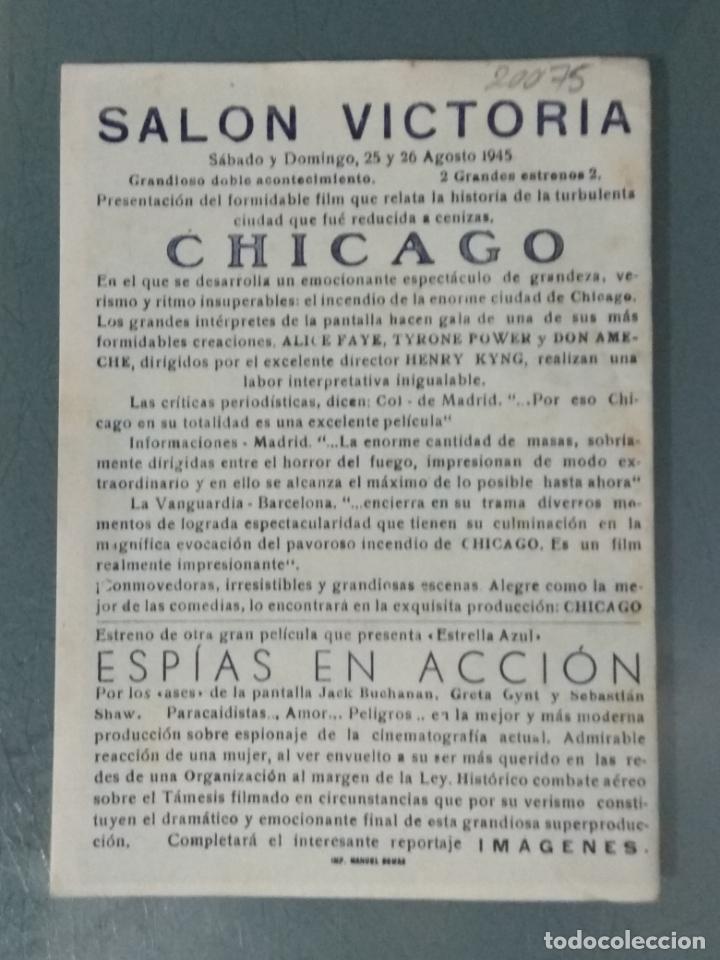 Cine: CHICAGO - PROGRAMA DE CINE DOBLE - Foto 3