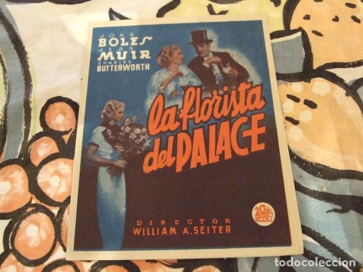 Cine: LA FLORISTA DEL PALACE - DOBLE CON PUBLICIDAD TEATRO BRETON - PERFECTO