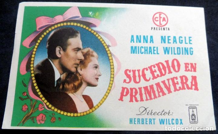 Cine: PROGRAMA DE CINE - SUCEDI&Oacute; EN PRIMAVERA - S/P - Foto 1