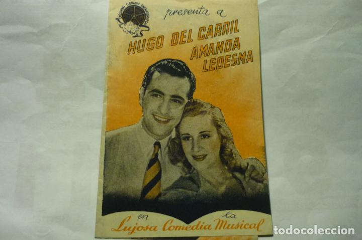 Cine: PROGRAMA EL ASTRO DEL TANGO.- HUGO DEL CARRIL - Foto 1