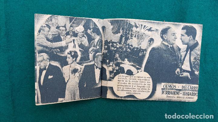 Cine: PROGRAMA DE MANO CINE LA VIDA ES UN TANGO (1941) CON CINE AL DORSO - Foto 2