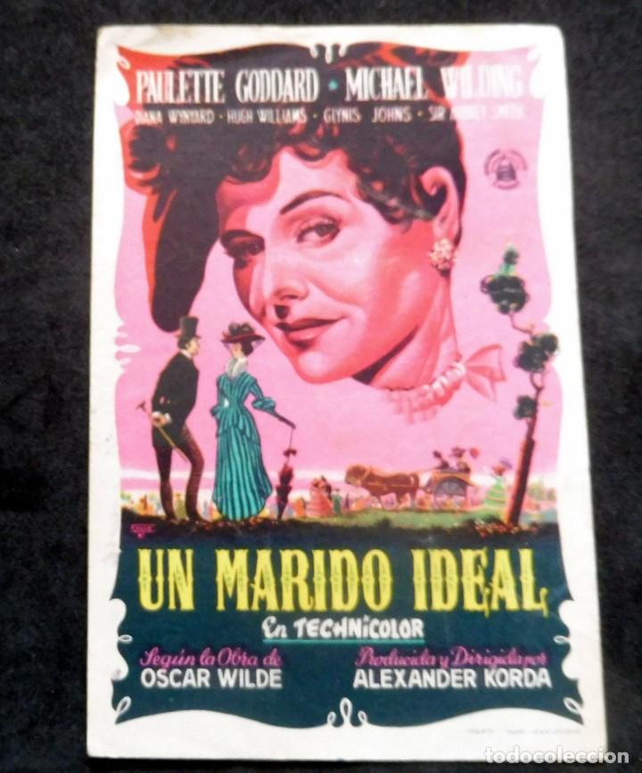 Cine: PROGRAMA DE CINE - UN MARIDO IDEAL - CINE ORIENTE - Foto 1
