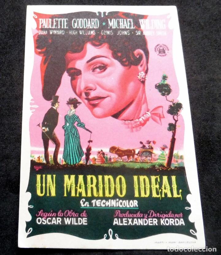 Cine: PROGRAMA DE CINE - UN MARIDO IDEAL - s/p - Foto 1