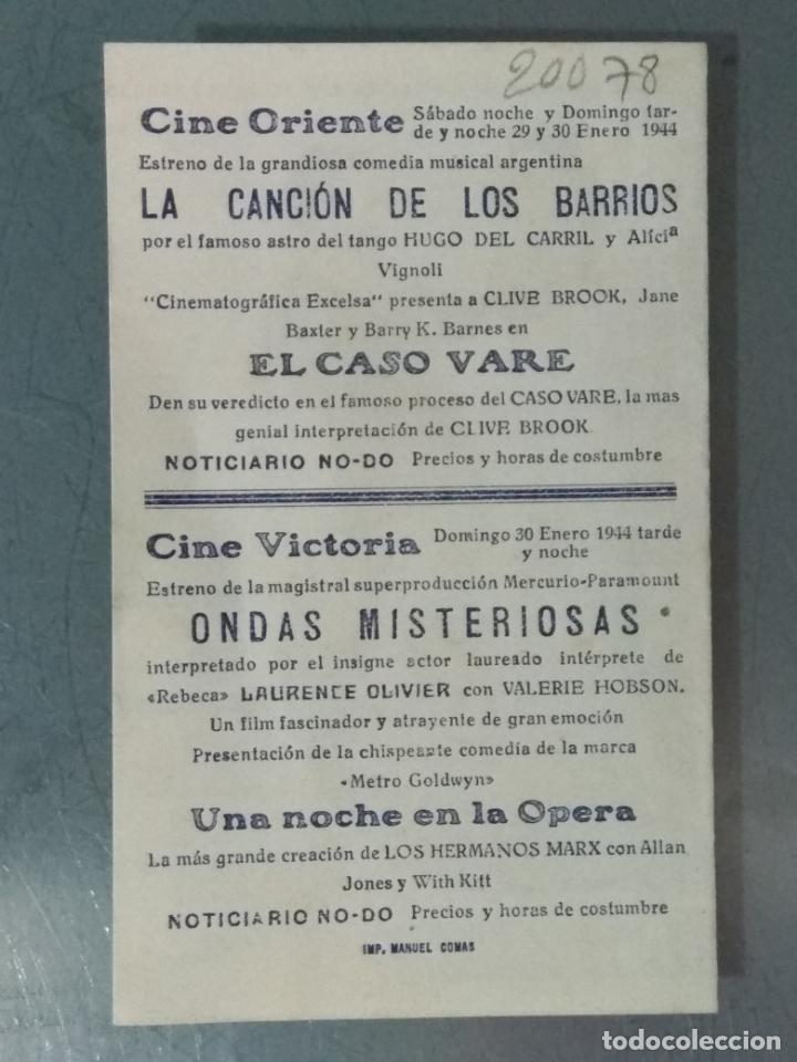 Cine: LA CANCION DE LOS BARRIOS - PROGRAMA DE CINE DOBLE - Foto 3