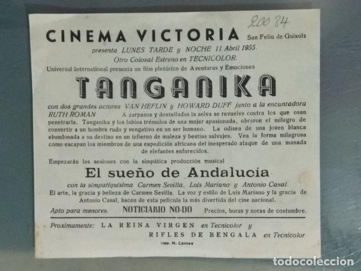 Cine: TANGANICA - PROGRAMA DE CINE DOBLE - Foto 3