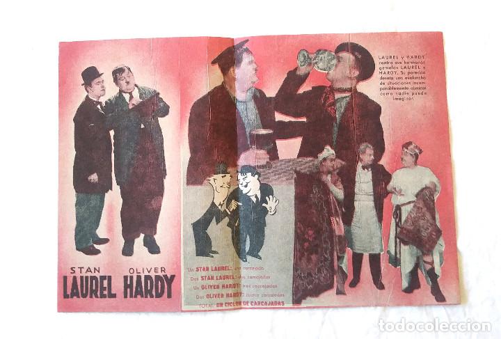 Cine: Stan Laurel y Oliver Hardy Dos Pares de Mellizos Programa Doble - Foto 3