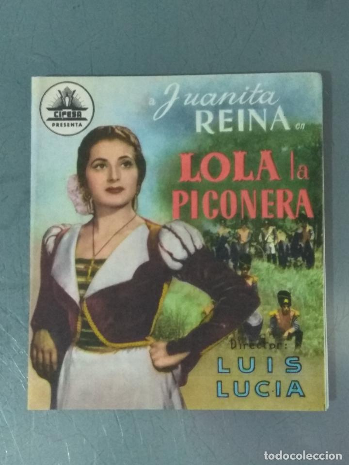 Cine: LOLA LA PICONERA - PROGRAMA DE CINE DOBLE - Foto 1