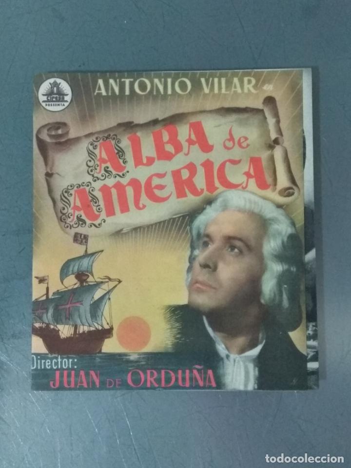 Cine: ALBA DE AMERICA - PROGRAMA DE CINE DOBLE - Foto 1