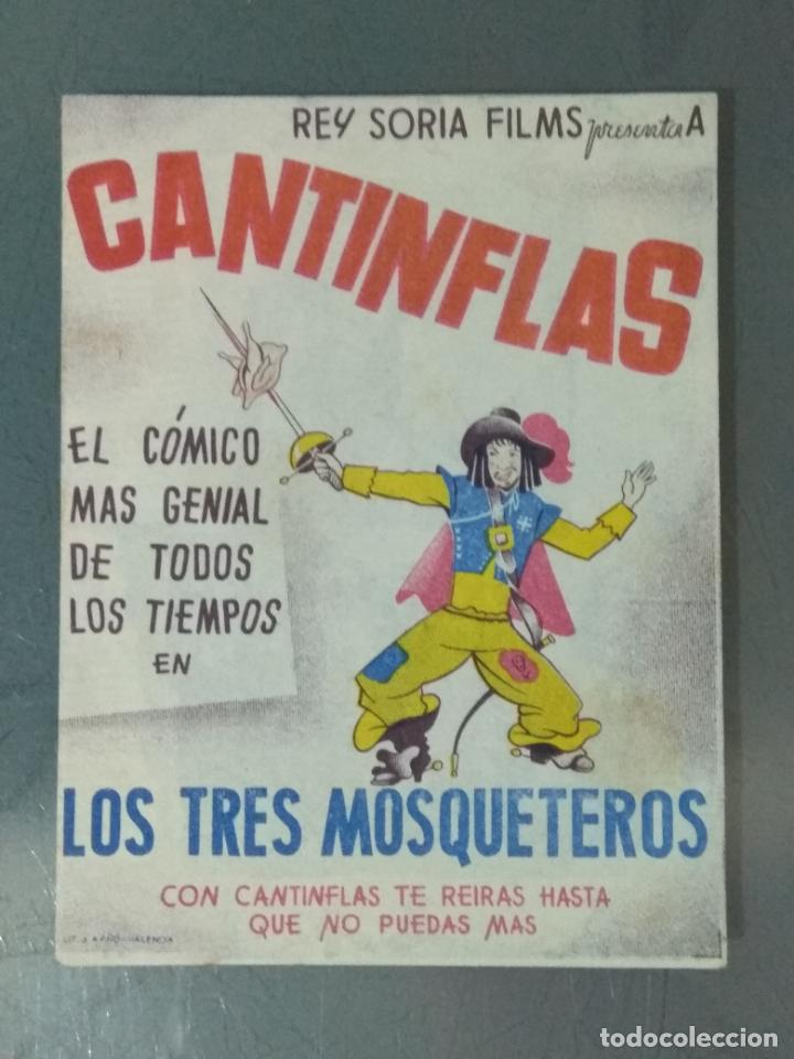 Cine: CANTINFLAS. LOS TRES MOSQUETEROS - PROGRAMA DE CINE DOBLE - Foto 1