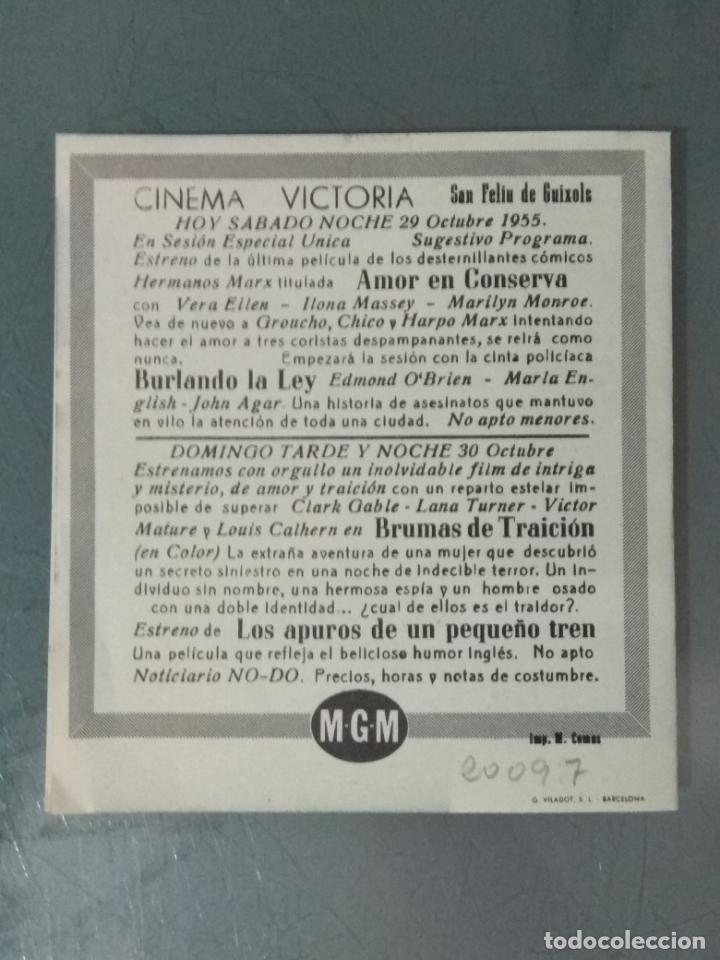 Cine: BRUNAS DE TRAICION - PROGRAMA DE CINE DOBLE - Foto 3