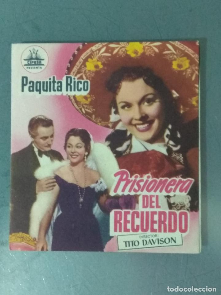 Cine: PRISIONERA DEL RECUERDO - PROGRAMA DE CINE DOBLE - Foto 1