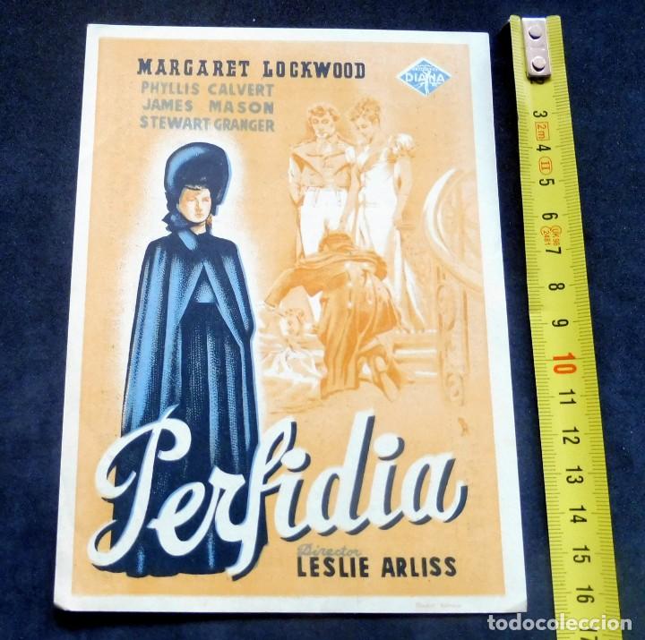 Cine: PROGRAMA DE CINE - PERFIDIA - CINE ECON&Oacute;MICO - PALAM&Oacute;S - 1945 - Foto 1