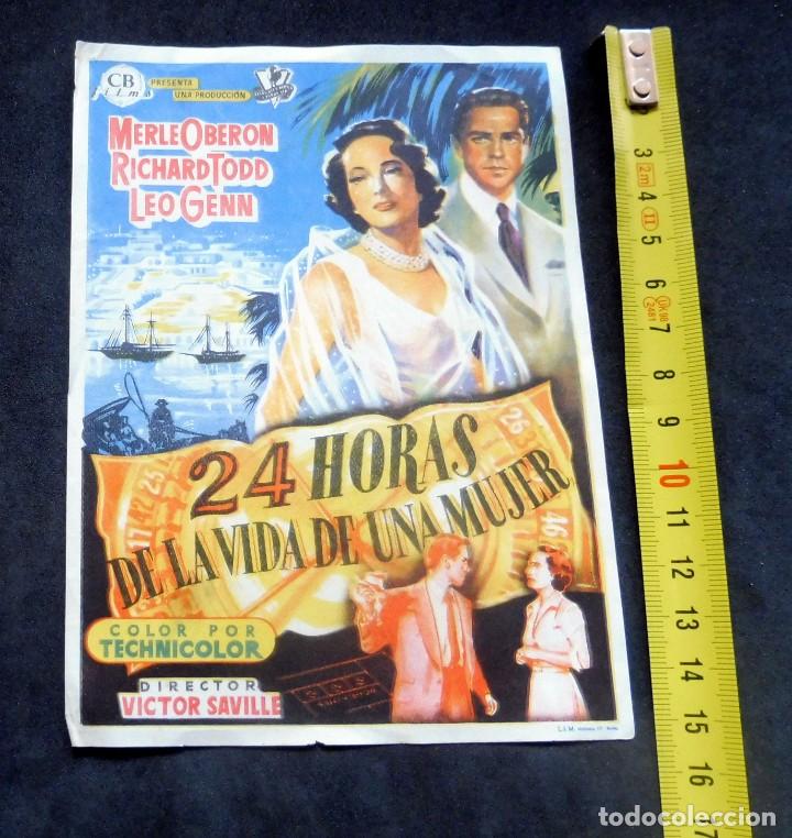 Cine: PROGRAMA DE CINE - 24 HORAS DE LA VIDA DE UNA MUJER - S/P - Foto 1