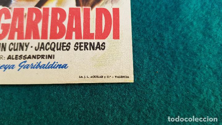 Cine: PROGRAMA DE MANO CINE ANA GARIBALDI (1960) CON CINE AL DORSO - Foto 2