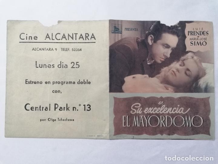 Cine: PROGRAMA DE CINE, SU EXCELENCIA EL MAYORDOMO, CINE ALCANTARA - Foto 1