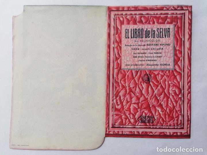 Cine: PROGRAMA DE CINE DOBLE, EL LIBRO DE LA SELVA, A&Ntilde;OS 50 - Foto 1