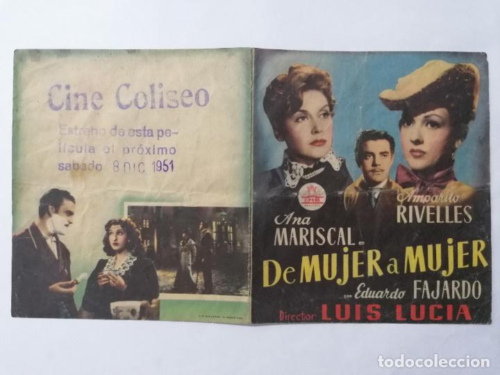 Cine: PROGRAMA DE CINE DOBLE, DE MUJER A MUJER, A&Ntilde;OS 50 - Foto 1